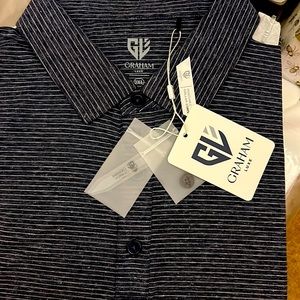 Men’s soft golf polo. Color: blue depths. Size XXL